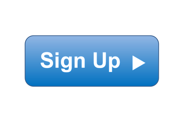 signup button