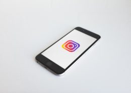 Instagram icon inside an iphone